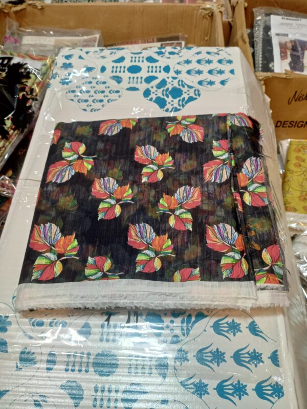 BANA DORA PREMIUN LAWN UNSTITCHED  2 PIECE ALLOVER SUIT NEW COLLECTION 2025 - Image 12