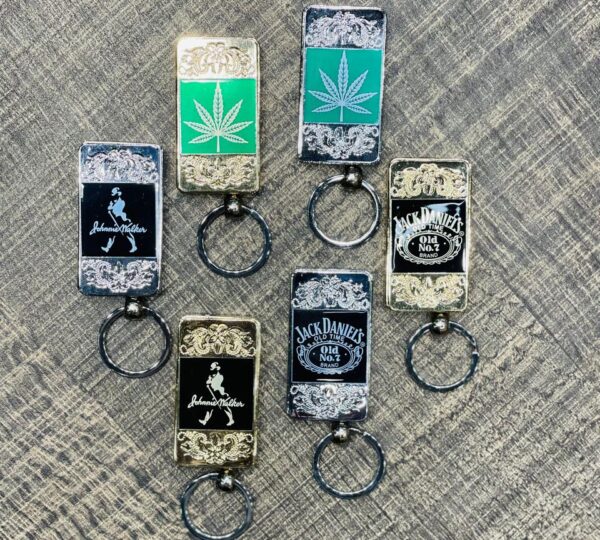 Slim key rings style lighter