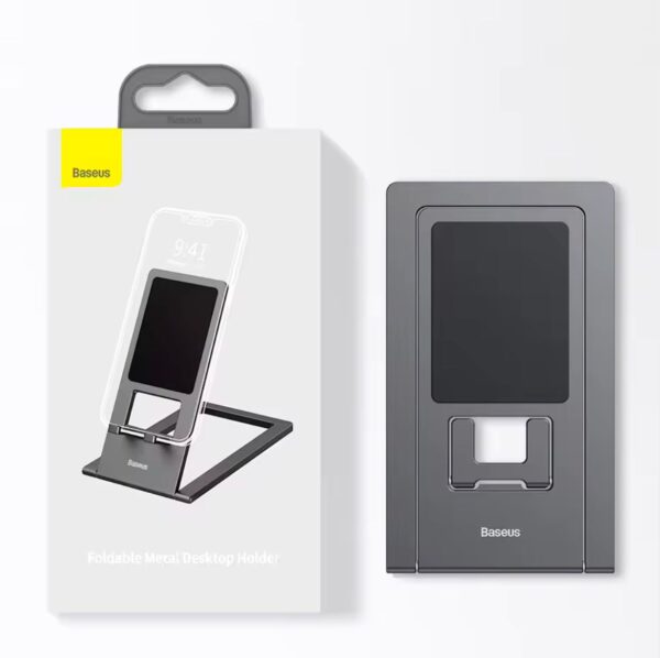 Baseus Foldable Metal Desktop Holder Gray