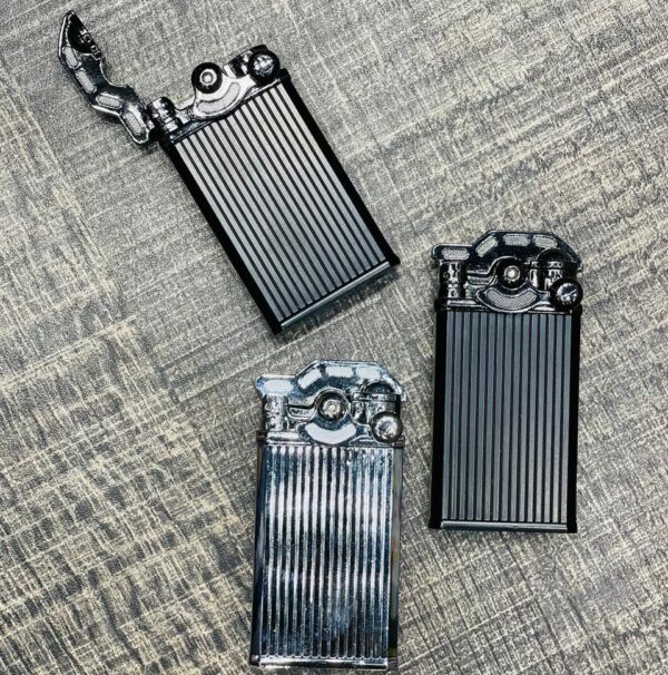 Original stylish and luxurious grill lighter in matte black color