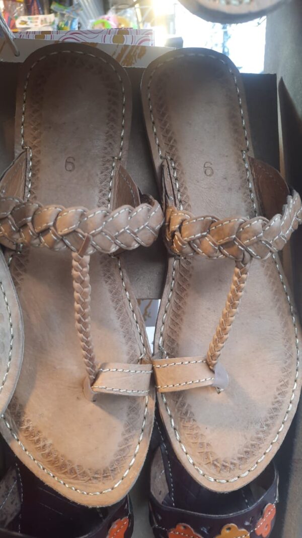 Kolhapuri Sandals, Flat Women's Handmade Slippers, Summer Collection. - Image 2