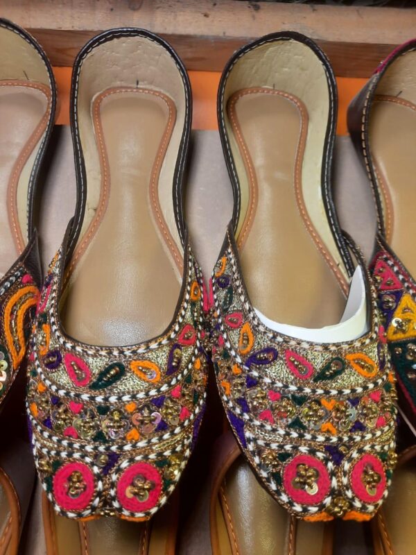 Multi Embroidery khussa for woman, Casual wear Khussa For ladies Available in Different designs. - Image 6