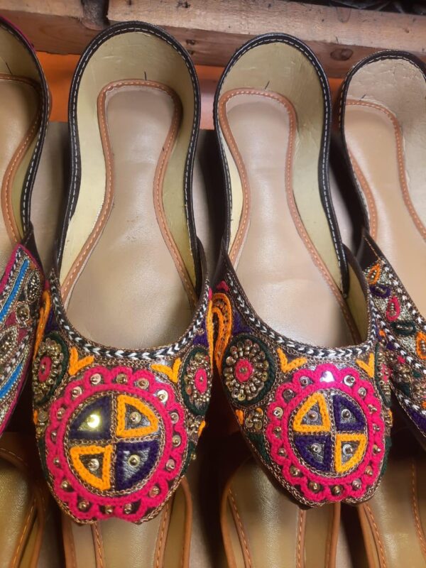 Multi Embroidery khussa for woman, Casual wear Khussa For ladies Available in Different designs. - Image 5