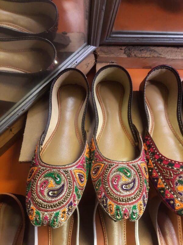 Multi Embroidery khussa for woman, Casual wear Khussa For ladies Available in Different designs. - Image 2