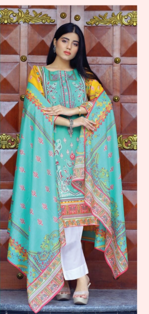 Limelight Printed Lawn Collection (Un Stitched) 3 Piece, Vol 01, New Collection 2025. - Image 16