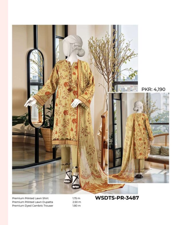 Summer Collection Lawn By MTJ (Un Stitched) 3 Piece, Vol 2, New Collection 2025. - Image 13