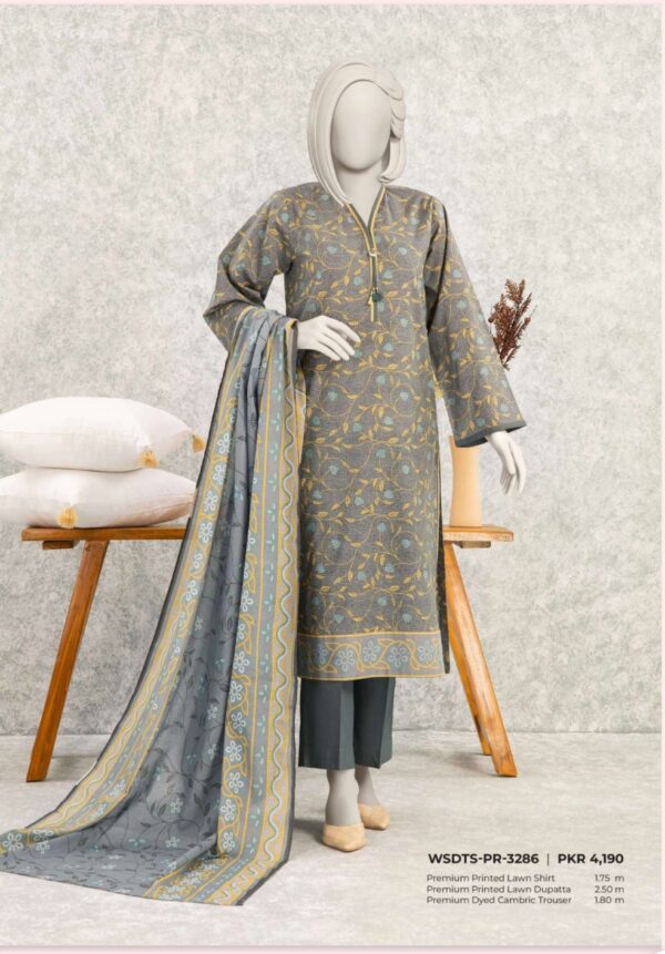 Summer Collection Lawn By MTJ (Un Stitched) 3 Piece, Vol 2, New Collection 2025. - Image 12
