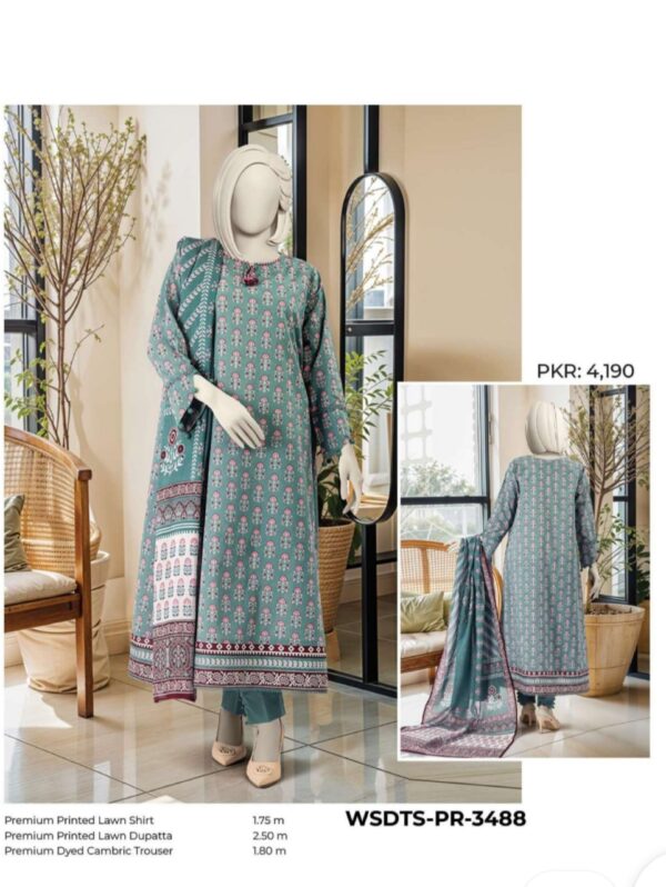 Summer Collection Lawn By MTJ (Un Stitched) 3 Piece, Vol 2, New Collection 2025. - Image 11