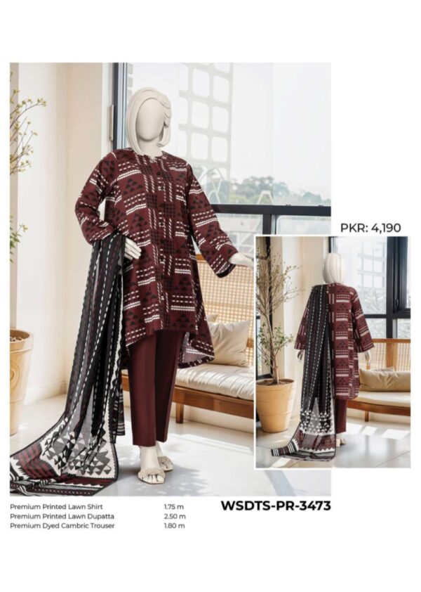 Summer Collection Lawn By MTJ (Un Stitched) 3 Piece, Vol 2, New Collection 2025. - Image 5