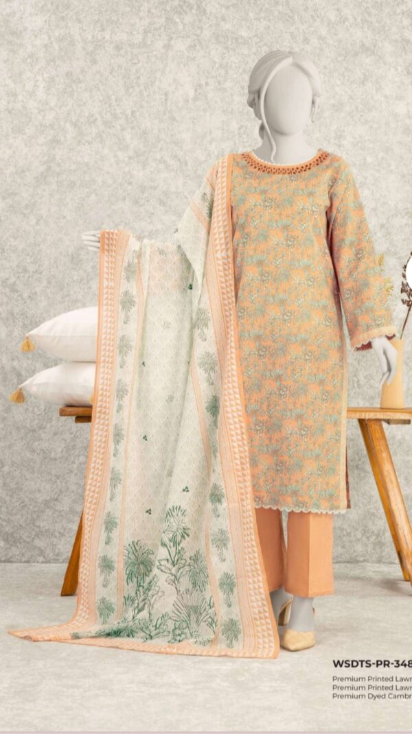 Summer Collection Lawn By MTJ (Un Stitched) 3 Piece, Vol 2, New Collection 2025. - Image 4