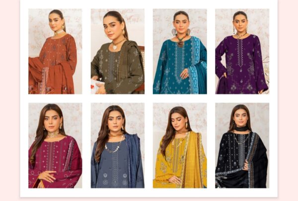 FARIA Premium Embroidered Bana Dora Lawn Collection By Habib Faisal Arts (Un Stitched) 3 Piece, Vol 4168, New Collection 2025.