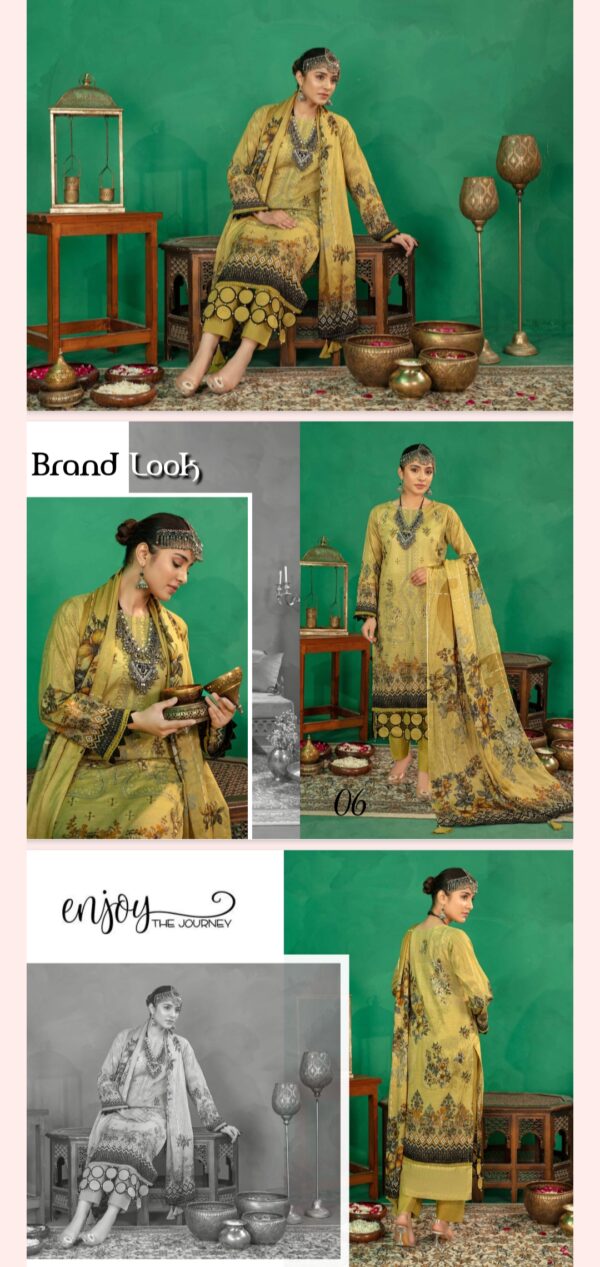 Embellish Lawn Collection By AALAYA (Un Stitched) 3 Piece, Vol 01, New Collection 2025. - Image 7