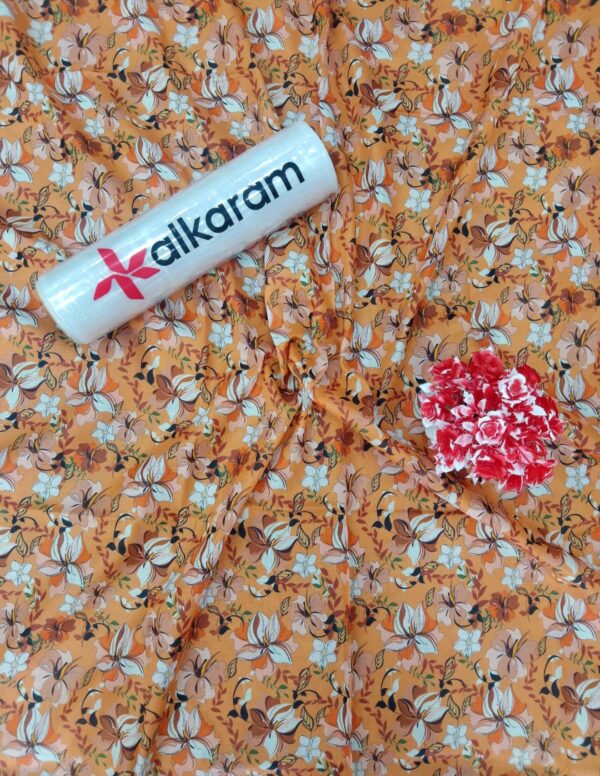 ALKARAM Lawn (Un Stitched) 2 Piece, New Collection 2025. - Image 3