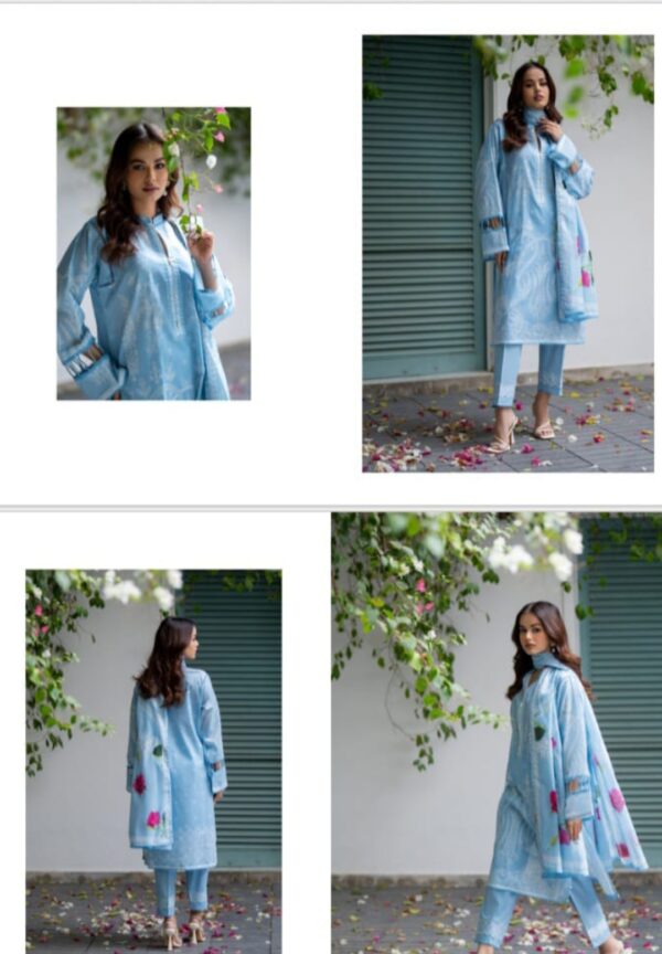 SALINA Digital Printed Lawn (Un Stitched) 3 Piece, New Collection 2025. - Image 3