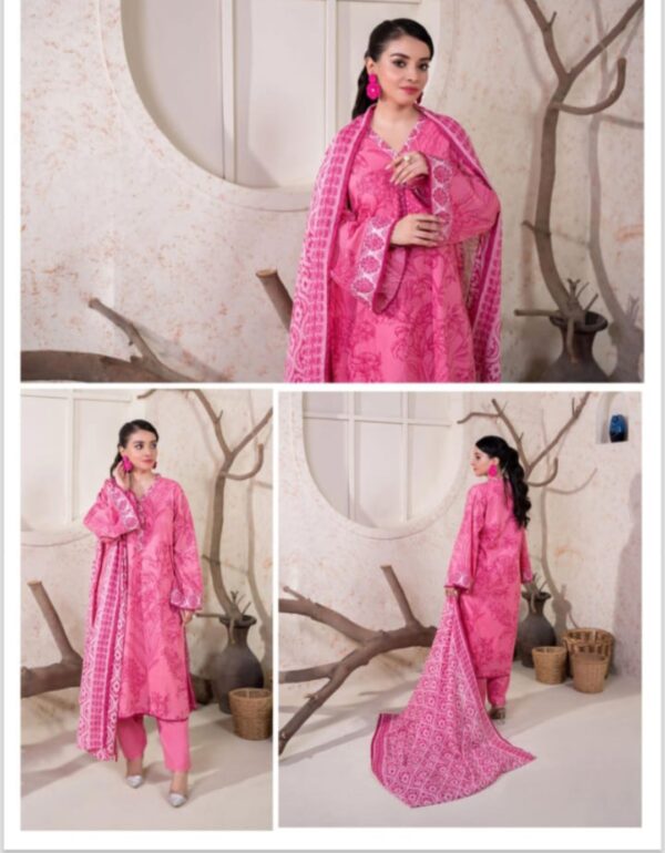 ZESH Pop Drop Digital Printed Lawn (Un Stitched) 3 Piece, New Collection 2025. - Image 8