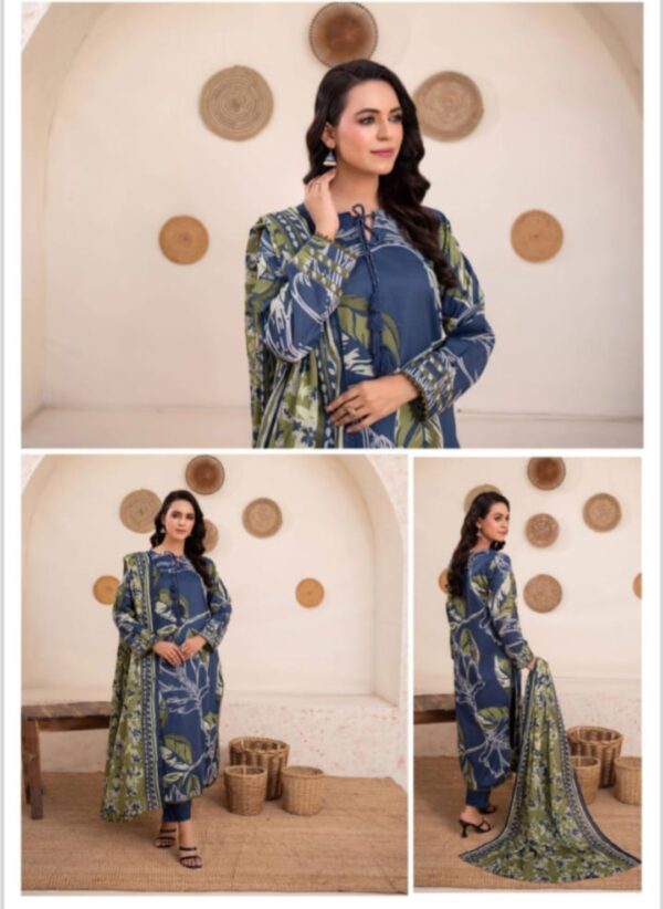 ZESH Pop Drop Digital Printed Lawn (Un Stitched) 3 Piece, New Collection 2025. - Image 6