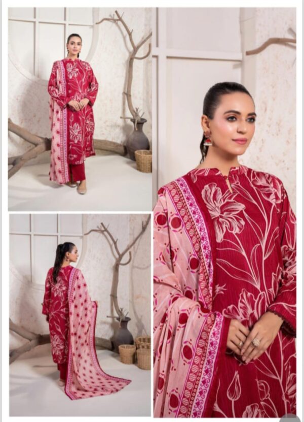 ZESH Pop Drop Digital Printed Lawn (Un Stitched) 3 Piece, New Collection 2025. - Image 5