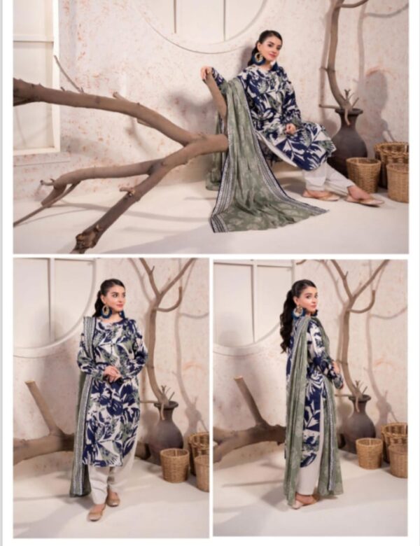 ZESH Pop Drop Digital Printed Lawn (Un Stitched) 3 Piece, New Collection 2025. - Image 3