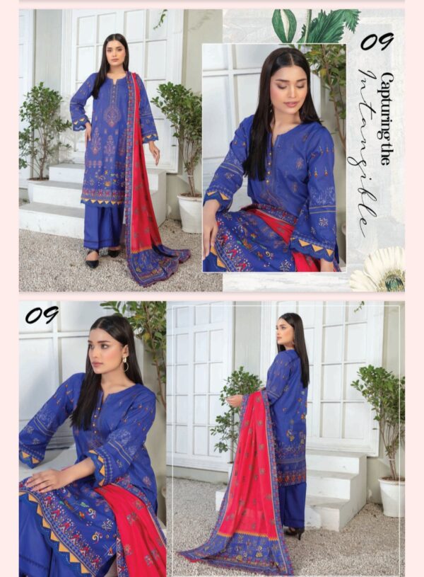 CHASHNI By Bhai Moin Fabrics Lawn (Un Stitched) 3 Piece, Vol 1310, New Collection 2025. - Image 10