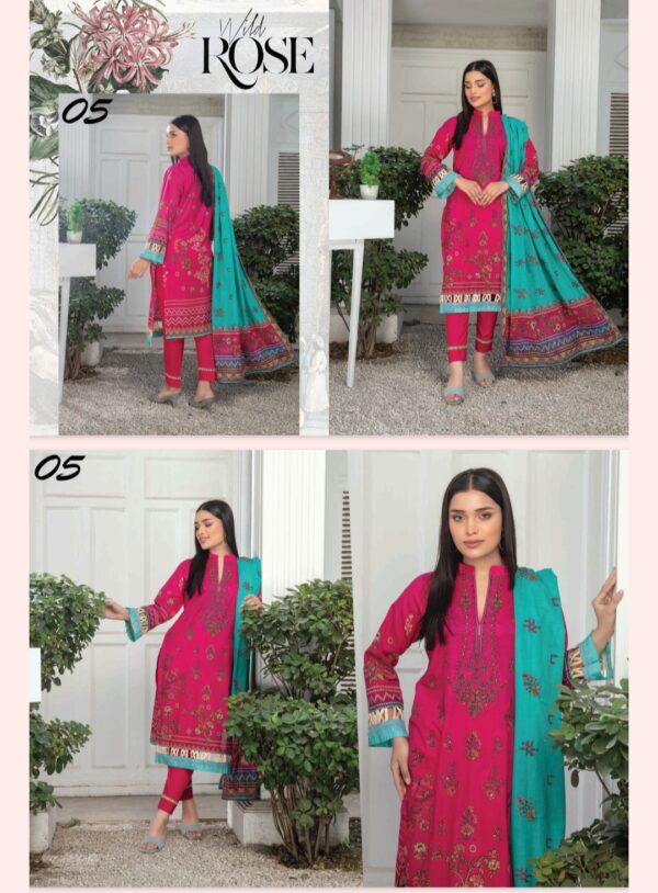 CHASHNI By Bhai Moin Fabrics Lawn (Un Stitched) 3 Piece, Vol 1310, New Collection 2025. - Image 6