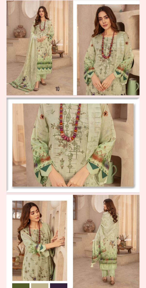 DASTOOR By Zara Meer Lawn (Un Stitched) 3 Piece, Vol 174, New Collection 2025. - Image 12