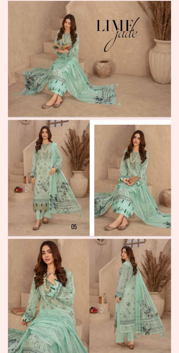 DASTOOR By Zara Meer Lawn (Un Stitched) 3 Piece, Vol 174, New Collection 2025. - Image 7