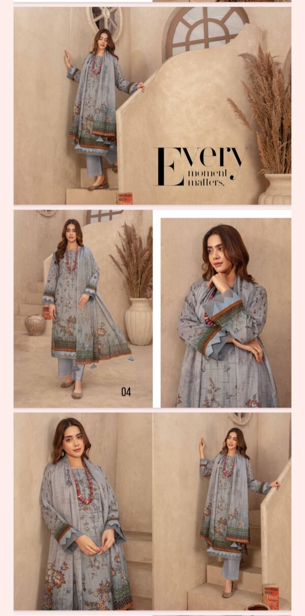 DASTOOR By Zara Meer Lawn (Un Stitched) 3 Piece, Vol 174, New Collection 2025. - Image 6