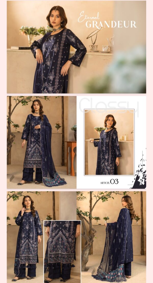 Mann Mayal By Palwasha Lawn (Un Stitched) 2 Piece, Vol 21, New Collection 2025. - Image 7
