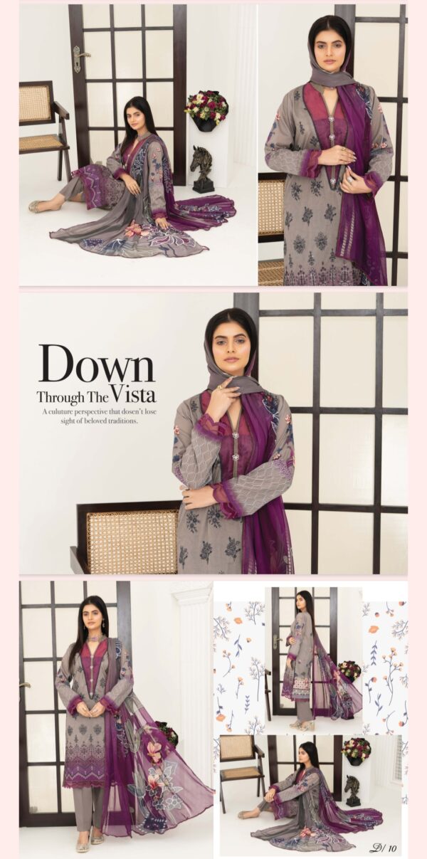 Eman By Palwasha Lawn (Un Stitched) 2 Piece, Vol 13, New Collection 2025. - Image 11