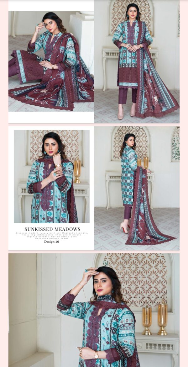 Tehzeeb By Palwasha Lawn (Un Stitched) 2 Piece, Vol 06, New Collection 2025.