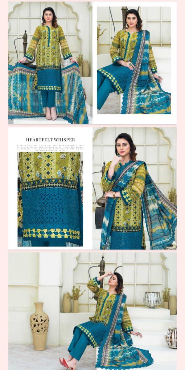 Tehzeeb By Palwasha Lawn (Un Stitched) 2 Piece, Vol 06, New Collection 2025. - Image 4