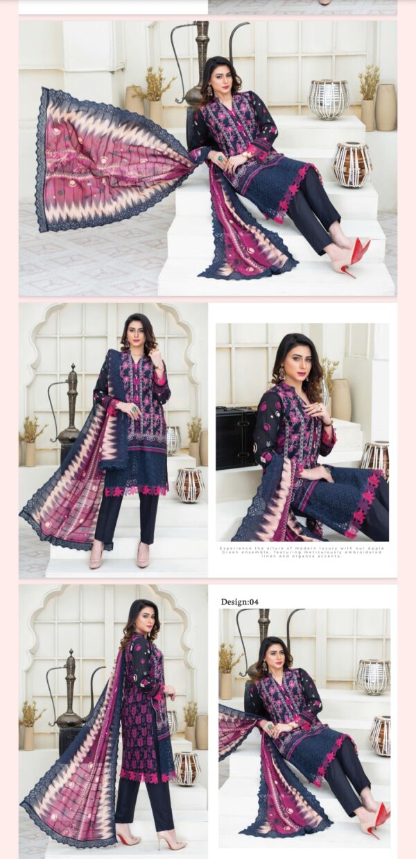 Tehzeeb By Palwasha Lawn (Un Stitched) 2 Piece, Vol 06, New Collection 2025. - Image 8