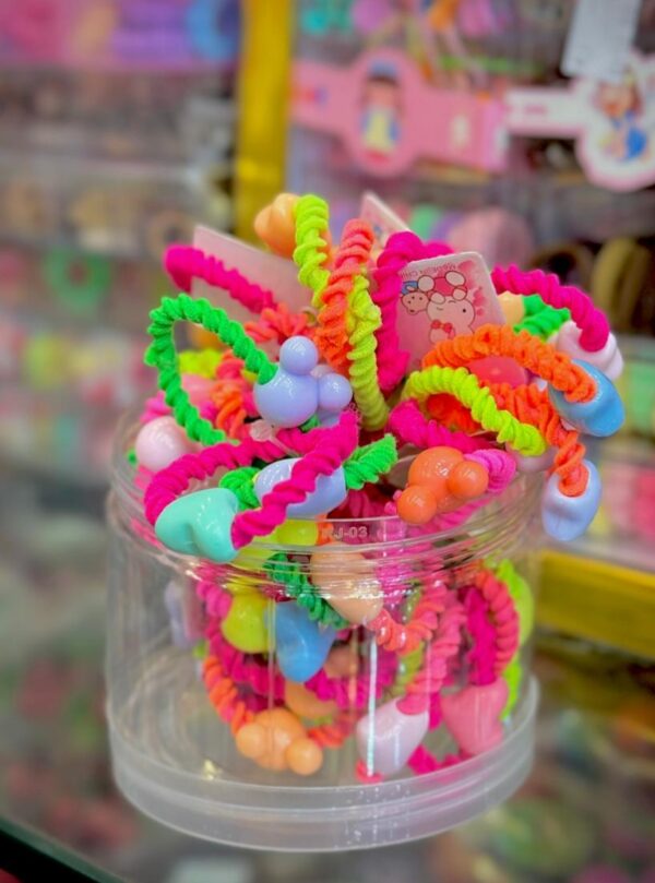Colorful HairBands, Girls Elastic Rubber Band Fashion Hair Accessories For girls And Women.