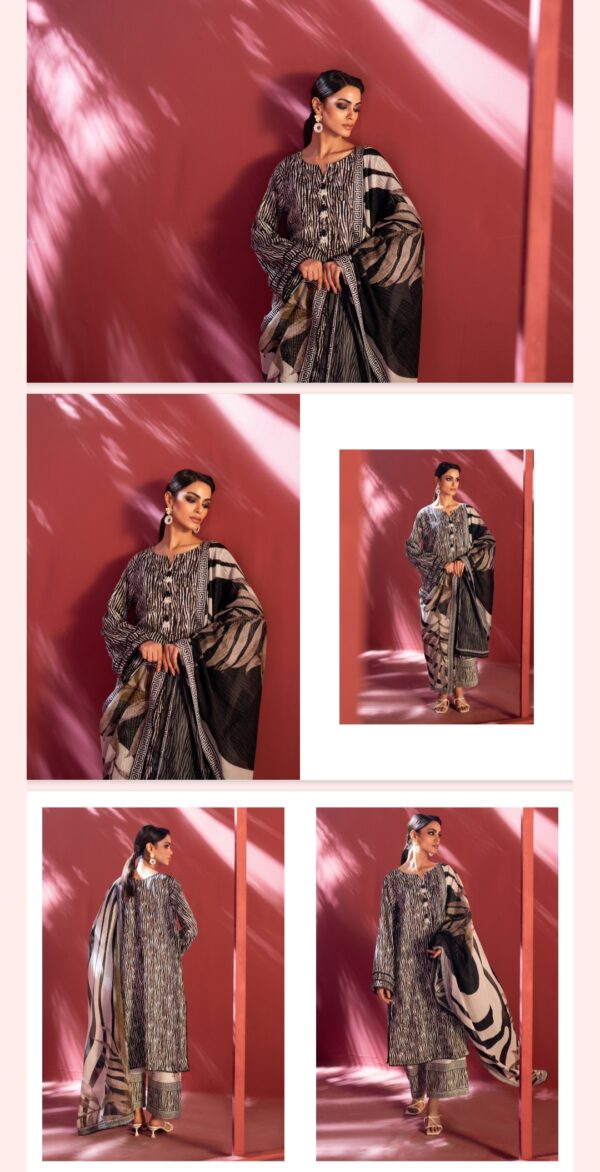 Stell Digital Printed Lawn By Regalia (Un Stitched) 3 Piece, Vol 02, New Collection 2025 (Single Suit). - Image 9