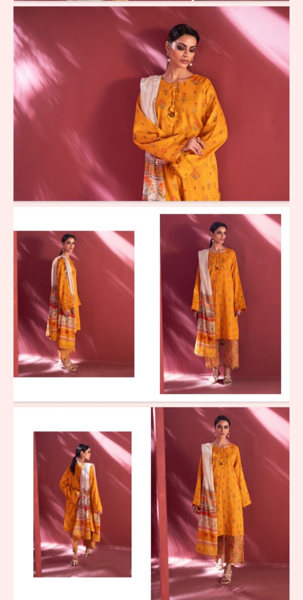 Stell Digital Printed Lawn By Regalia (Un Stitched) 3 Piece, Vol 02, New Collection 2025 (Single Suit). - Image 4