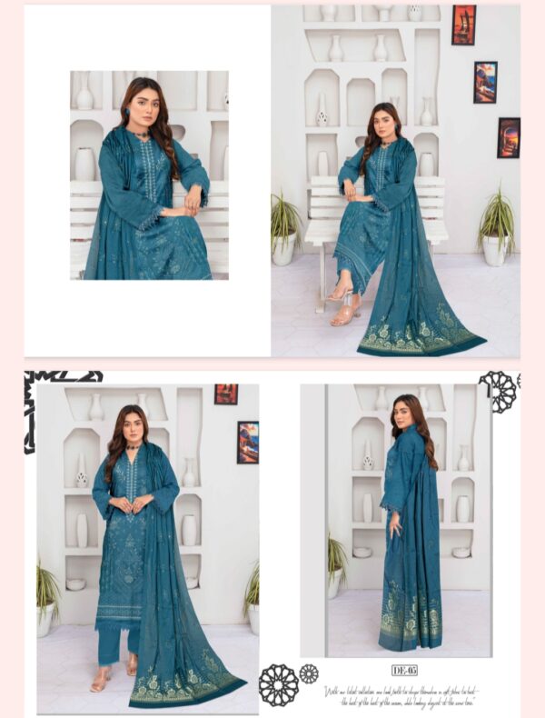 Orhni By RangNoor Lawn (Un Stitched) 3 Piece, New Collection 2025. - Image 6