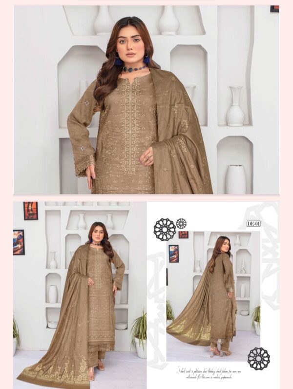 Orhni By RangNoor Lawn (Un Stitched) 3 Piece, New Collection 2025. - Image 4