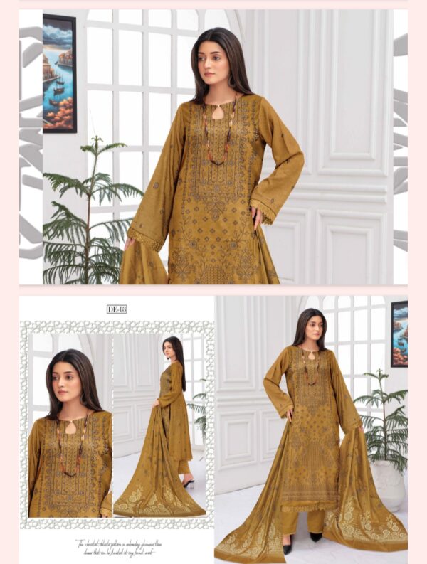 Orhni By RangNoor Lawn (Un Stitched) 3 Piece, New Collection 2025. - Image 3