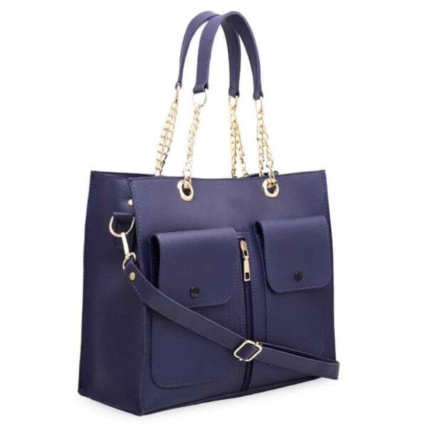 Double Pocket hand bag, Shoulder bags, Women fashion bag Available in 8 elegant Colors. - Image 8