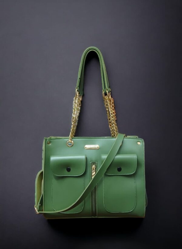 Double Pocket hand bag, Shoulder bags, Women fashion bag Available in 8 elegant Colors.