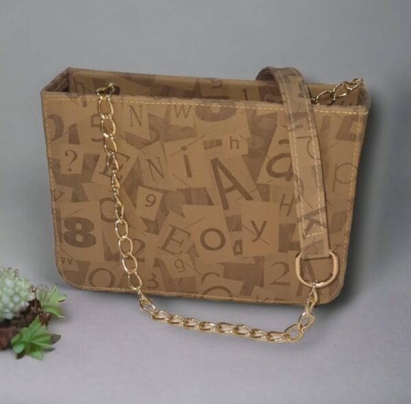 ABC Box Style Ladies Hand bag Available in 4 Colors. - Image 4