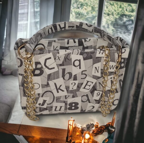ABC Box Style Ladies Hand bag Available in 4 Colors. - Image 3