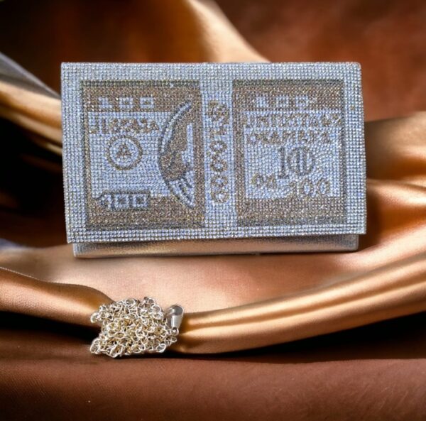 Classic Dollar Style Evening Bags, Shoulder Bag Wallet Clutch For Women And Girls. - Image 7