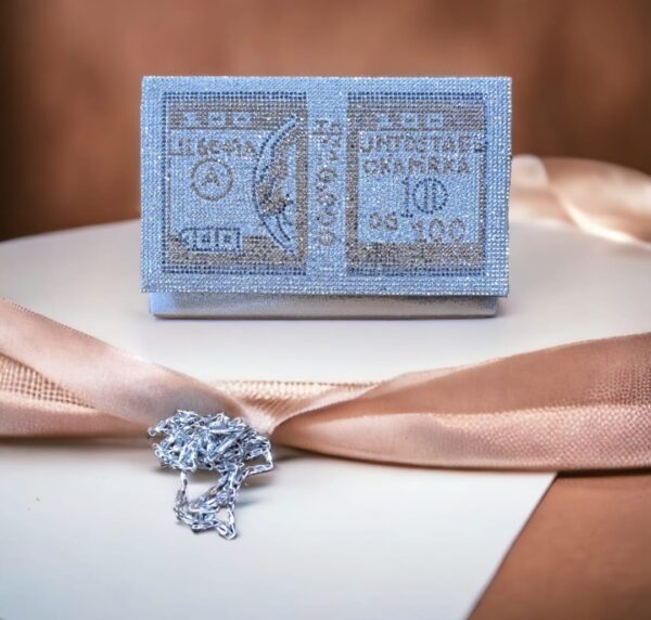 Classic Dollar Style Evening Bags, Shoulder Bag Wallet Clutch For Women And Girls. - Image 2