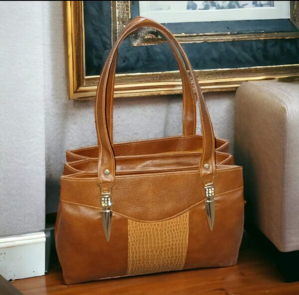 New Ladies Handbags With Long Shoulder, With Ultimate Ladies Handbags, Handbag For Girls Crossbody and Shoulder Bags, PU Leather Bags (6 Colors). - Image 5
