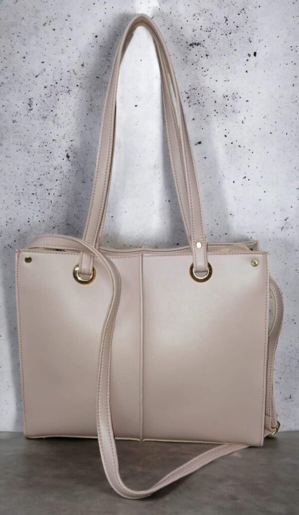 Women Double Eye Tote Bag With Adjustable And Removable Strap. - Image 9