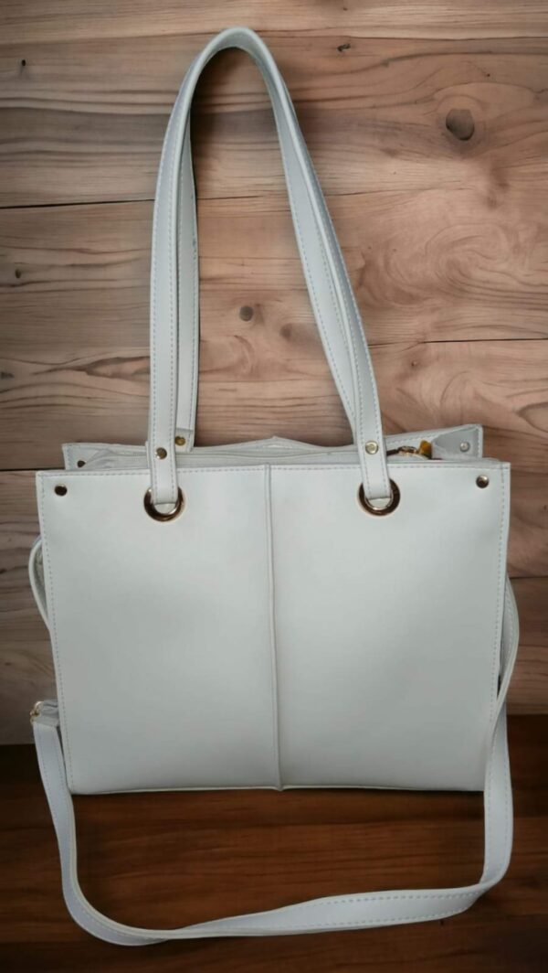 Women Double Eye Tote Bag With Adjustable And Removable Strap. - Image 8