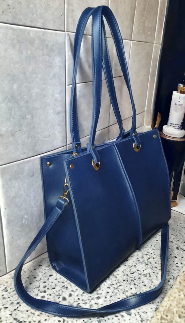Women Double Eye Tote Bag With Adjustable And Removable Strap. - Image 7