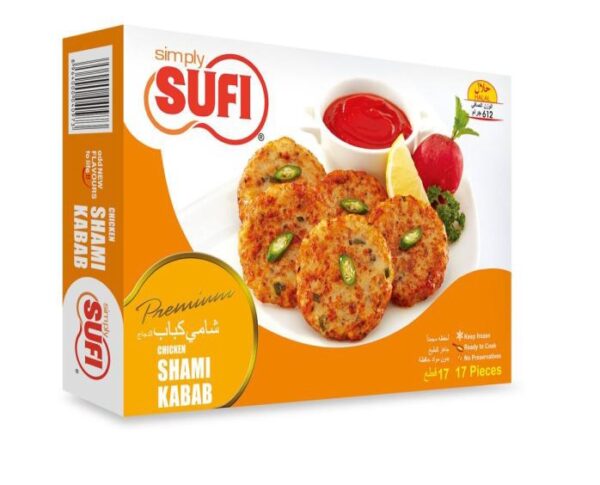 Sufi Chicken Shami Kabab 612g-17pieces
