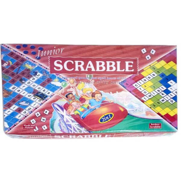 Scrabble Board Game Rainbow 2in1